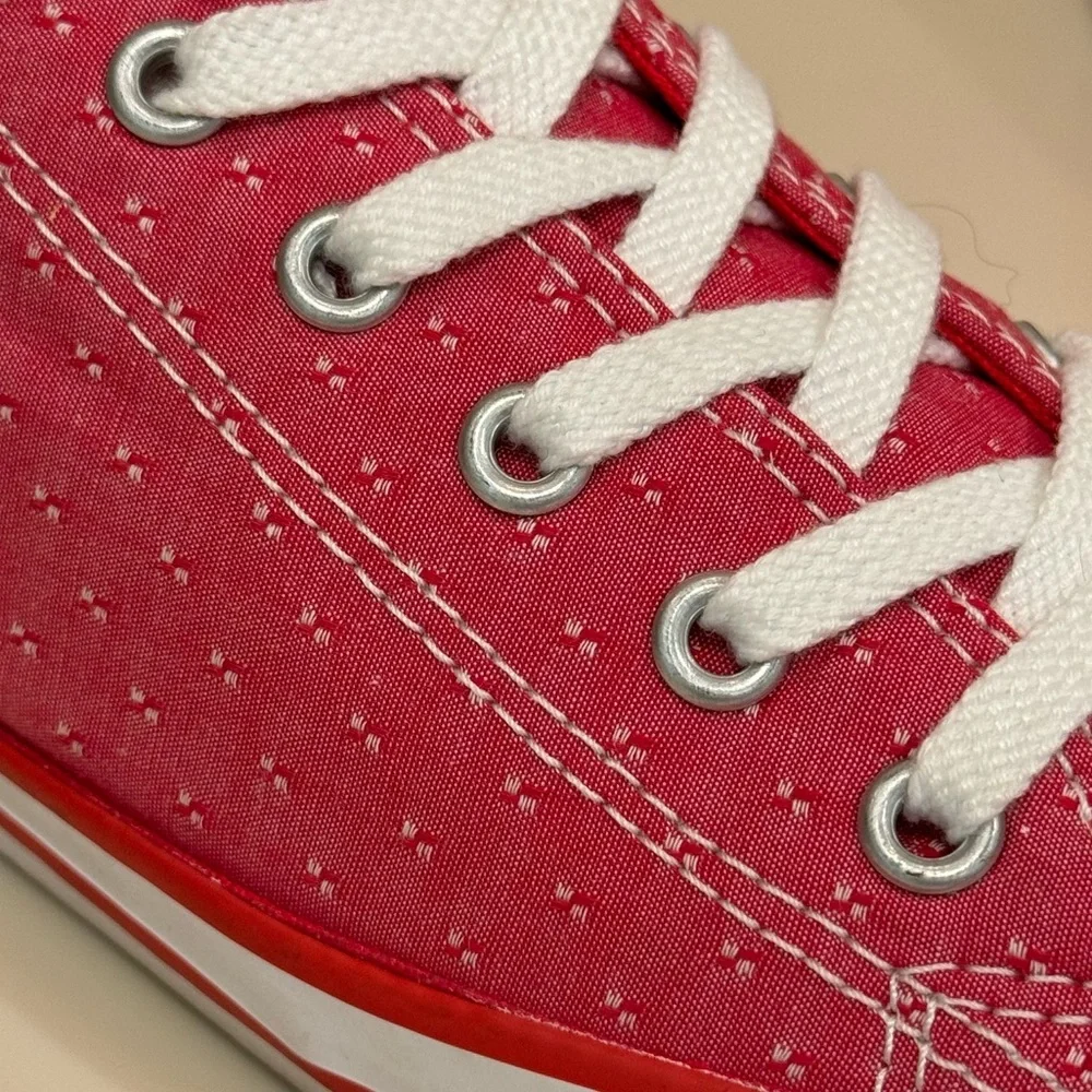 Converse Womens Chuck Taylor All Star Dainty Ox Sneakers Casino Red